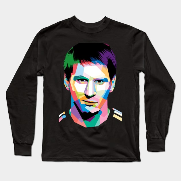 Messi Long Sleeve T-Shirt by Invisibleman17